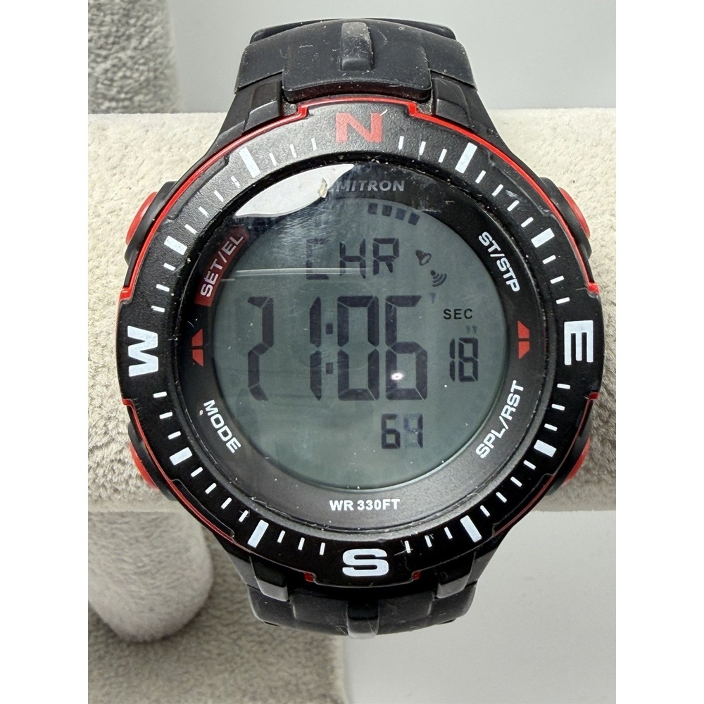 Armitron Pro-Sport 40/8391 New Battery Mens Digital Watch 50MM 8.5"